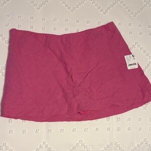 My little micro cotton Free People Pink Mini Skirt